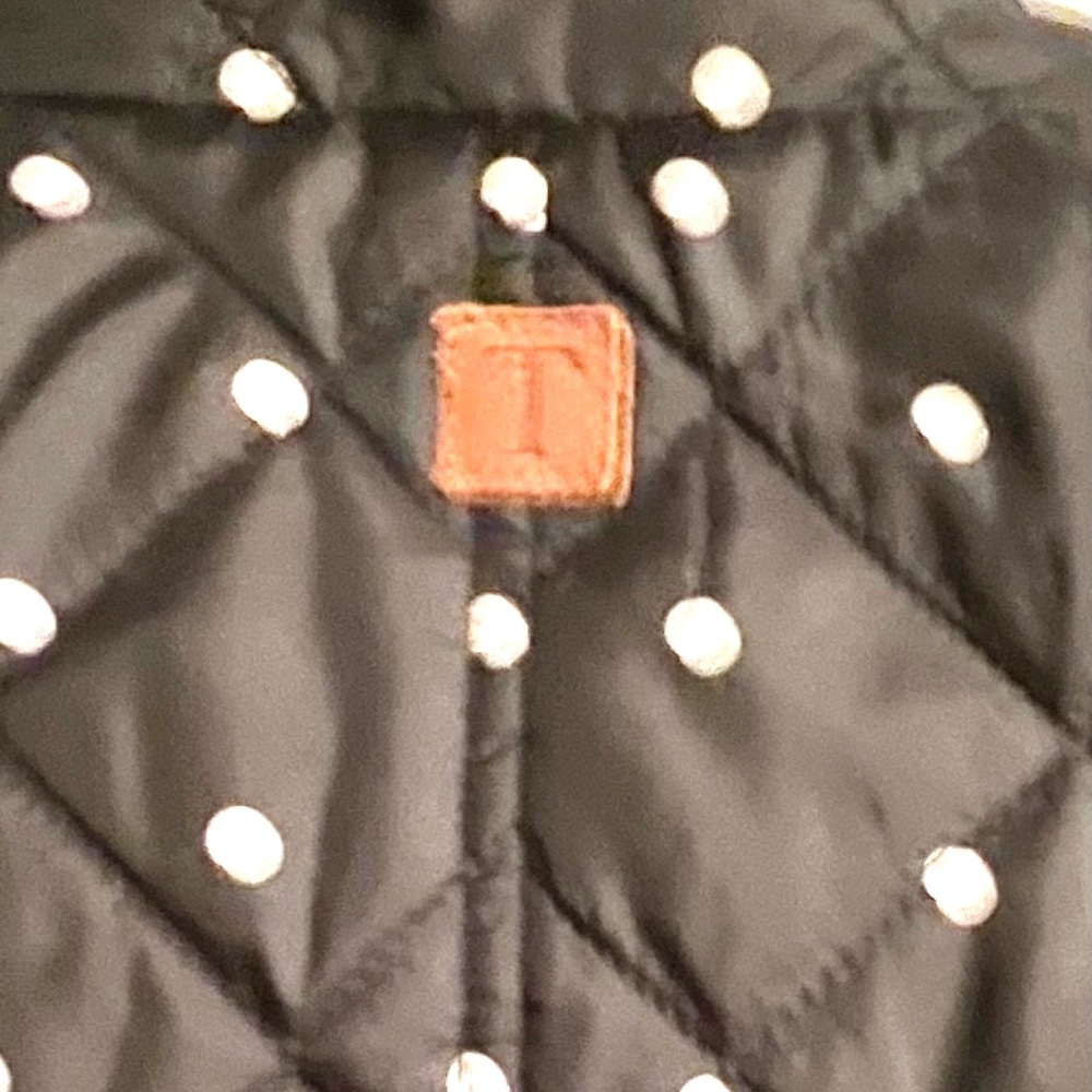 Talbots Black Vest with White Dots for‎ Women-Size Medium - Picture 4 of 4